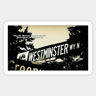 Westminster Way North, Shoreline, WA by MWP Sticker
